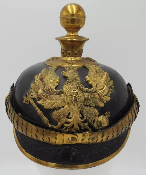 Prussian "FWR" Field Artillery Officers Pickelhaube Visuel 1 principal